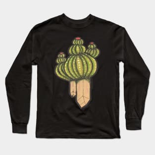 Cactus with crystal roots 7 Long Sleeve T-Shirt
